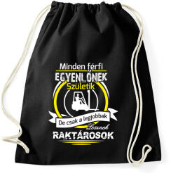 printfashion Raktáros a legjobb - Sportzsák, Tornazsák - Fekete (4879033)