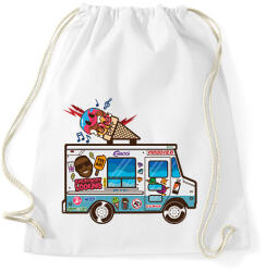 printfashion Fagyis autó - Sportzsák, Tornazsák - Fehér (2330220)