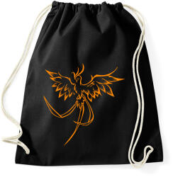 printfashion Főnix - Sportzsák, Tornazsák - Fekete (2291641)