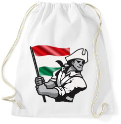 printfashion Magyar Patrióta - Sportzsák, Tornazsák - Fehér (535187)