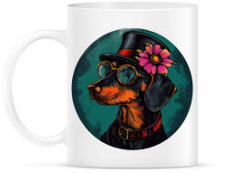 printfashion Elegáns Tacsi - Bögre - Fehér (16708799)