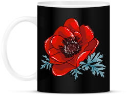 printfashion pipacs - Bögre - Fekete (14002857)