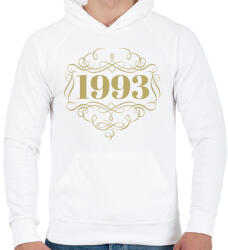 printfashion 1993 - Férfi kapucnis pulóver - Fehér (4460051)