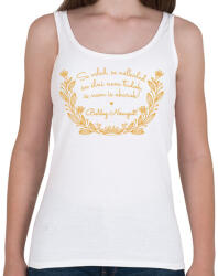 printfashion Nőnapi köszöntő - Női atléta - Fehér (12637884)