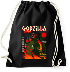 printfashion godzilla - Sportzsák, Tornazsák - Fekete (10453469)