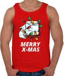 printfashion MERRY X-MAS 3 - Férfi atléta - Piros (9616847)