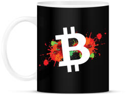 printfashion BITCOIN 4EVER 30 - Bögre - Fekete (6107920)
