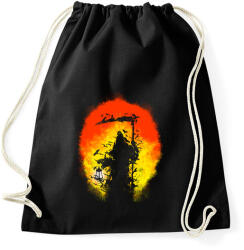 printfashion Látogatás - Sportzsák, Tornazsák - Fekete (41973)