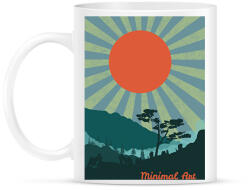 printfashion Minimalista Tájkép - Bögre - Fehér (13479498)