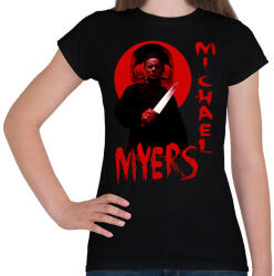 printfashion MICHAEL MYERS - Női póló - Fekete (15823275)