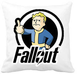 printfashion Fallout Vault boy - Párnahuzat, Díszpárnahuzat - Fehér (16369727)