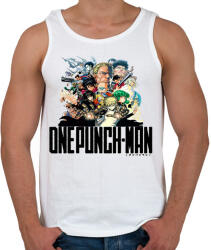 printfashion One Punch Man - Férfi atléta - Fehér (2850201)