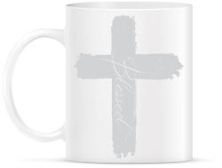 printfashion BlessedGrey - Bögre - Fehér (5228835)