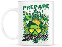 printfashion Szörfös napok - Bögre - Fehér (787360)