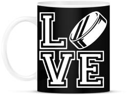 printfashion Love koronggal - Bögre - Fekete (15653077)