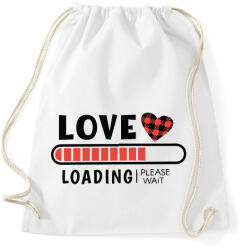 printfashion Love loading - Sportzsák, Tornazsák - Fehér (2185022)
