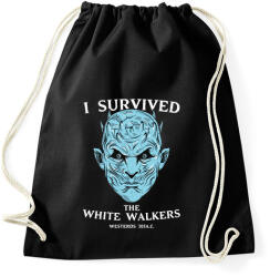 printfashion White Walkers - Sportzsák, Tornazsák - Fekete (1439575)