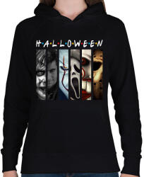printfashion Halloween - A legjobbak - Női kapucnis pulóver - Fekete (5540291)
