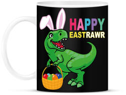 printfashion Dinós húsvét - Bögre - Fekete (13086476)