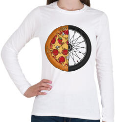 printfashion Sick riders crew - Női hosszú ujjú póló - Fehér (547237)