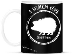 printfashion A bizalom köre - Sündisznóm (fehér) - Bögre - Fekete (7093655)