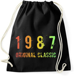 printfashion 1987 - Sportzsák, Tornazsák - Fekete (4565424)