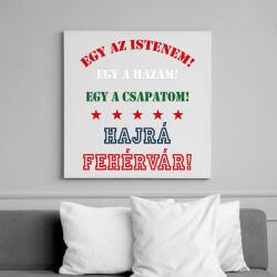 printfashion Fehérvár - Vászonkép - Fehér (6632896)
