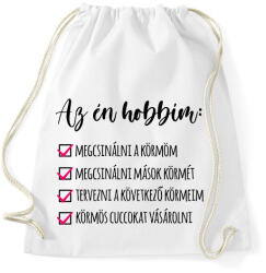 printfashion Műkörmös - Sportzsák, Tornazsák - Fehér (5701920)