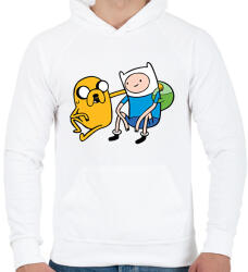 printfashion kalandra fel - Férfi kapucnis pulóver - Fehér (16011704)