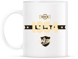 printfashion born-in-1954-cream-choco - Bögre - Fehér (791008)