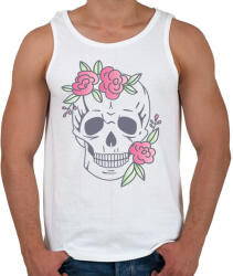 printfashion skull - Férfi atléta - Fehér (4758563)