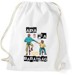 printfashion Apa és fia örök barátság - Sportzsák, Tornazsák - Fehér (4611440)