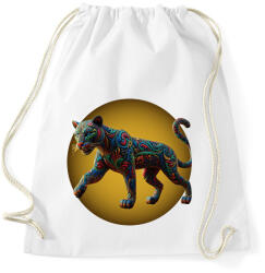 printfashion Fekete párduc - Sportzsák, Tornazsák - Fehér (14814887)