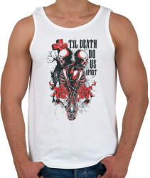 printfashion Csontvázak - Amíg a halál el nem választ - Férfi atléta - Fehér (4639835)