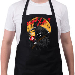 printfashion Ivás/halál ? - Kötény - Fekete (4916993)