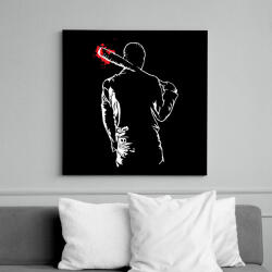 printfashion TWD- Negan Lucille - Vászonkép - Fekete (6649887)
