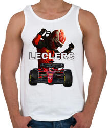 printfashion Charles Leclerc - Férfi atléta - Fehér (10903921)
