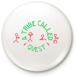 printfashion A tribe - Kitűző, hűtőmágnes - Fehér (5107196)