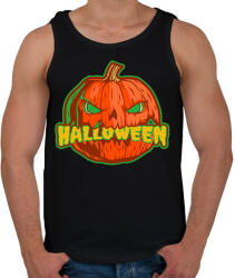 printfashion Halloween tök - Férfi atléta - Fekete (9528380)