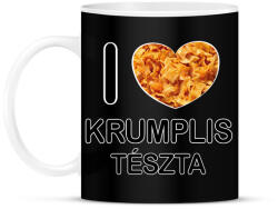 printfashion I love Krumplis tészta - Bögre - Fekete (11667035)
