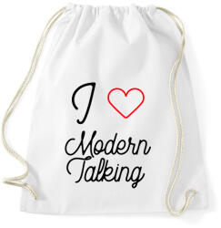printfashion I love Modern Talking - Sportzsák, Tornazsák - Fehér (10643337)