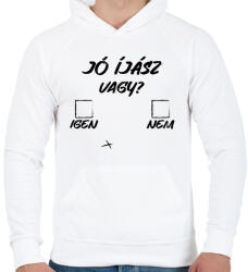 printfashion Jó íjász - Férfi kapucnis pulóver - Fehér (13291186)