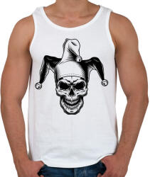 printfashion Joker koponya - Férfi atléta - Fehér (5143118)