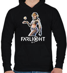 printfashion Farlight84 - Syfer - Férfi kapucnis pulóver - Fekete (16029555)