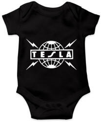 printfashion Tesla világ - Baba Body - Fekete (14795678)