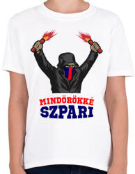 printfashion Egyedi szurkolói minta - Gyerek póló - Fehér (16587846)