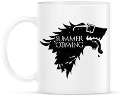 printfashion Summer is Coming black - Bögre - Fehér (1504674)