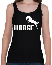 printfashion HORSE (Puma stílus) - Női atléta - Fekete (2747020)