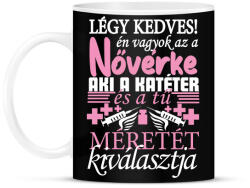 printfashion Légy kedves a Nővérkével! - Bögre - Fekete (16516934)
