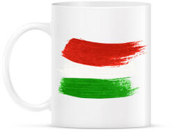 printfashion Magyar zászló - Bögre - Fehér (16184793)
